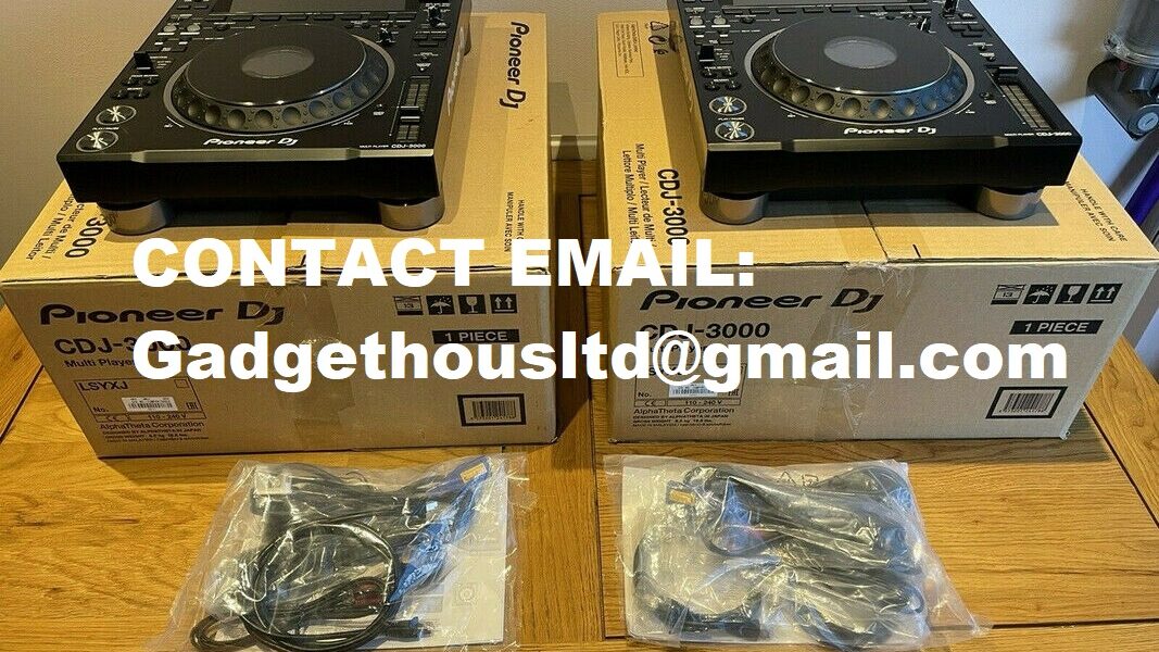 Pioneer CDJ 2000NXS2, Pioneer DJM 900NXS2, Pioneer CDJ-3000