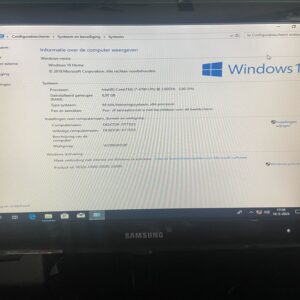 Computer met i7-4790 cpu, rx460 4gb gpu, 240gb ssd met windo