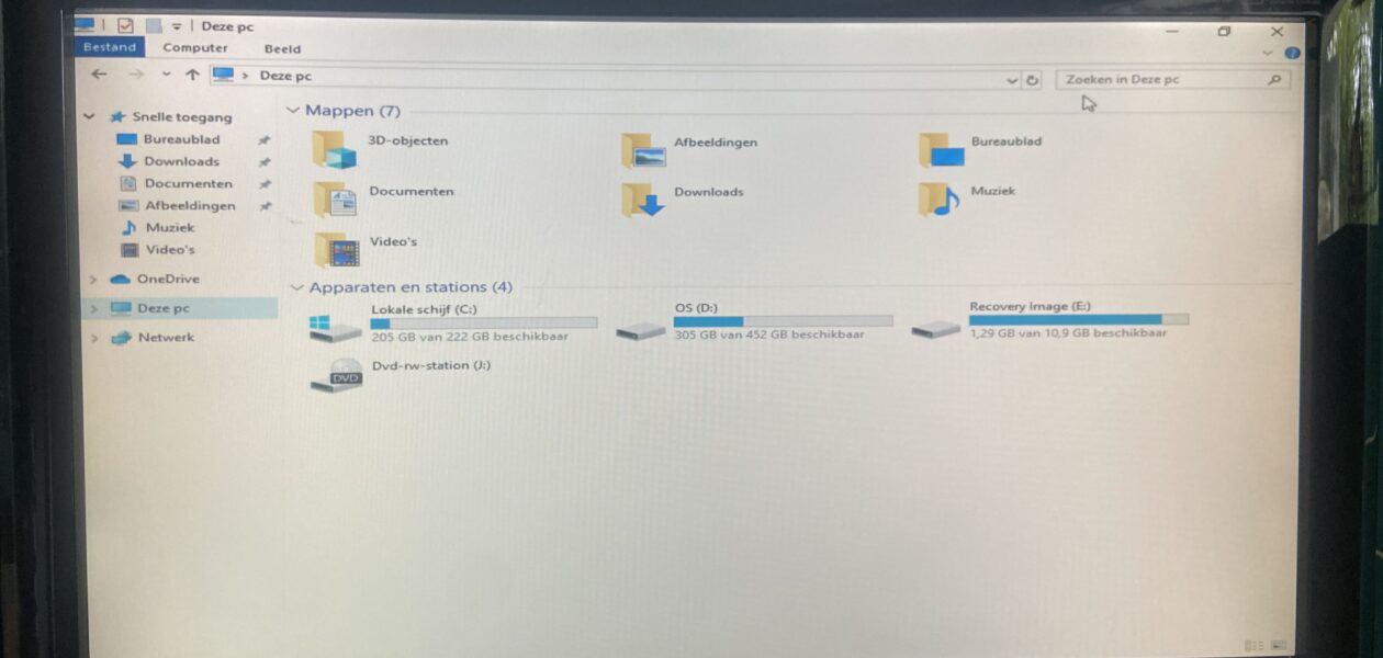 Computer met i7-4790 cpu, rx460 4gb gpu, 240gb ssd met windo