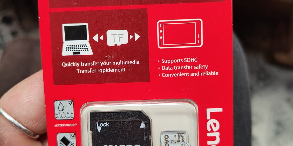 2tb sd memory card voor bv Nintendo switch