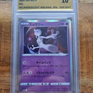 Pokemonkaart mewtwo #35 graded 10