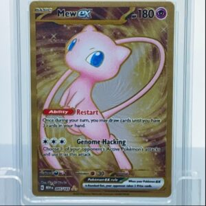 Pokemonkaart Mew EX Metal FA Premium #205 graded 10