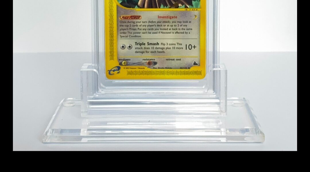 Pokemonkaart noctowl skyridge #40 graded 8