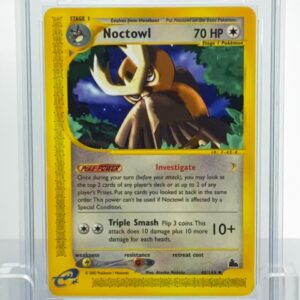 Pokemonkaart noctowl skyridge #40 graded 8