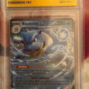 Pokemon blastoise ex holo #9 graded 10