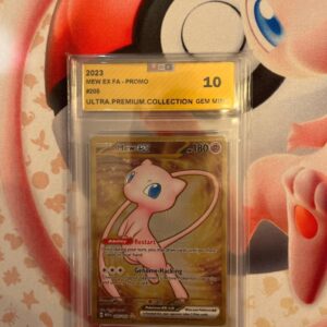 Pokemon Mew EX FA promo #205 graded 10