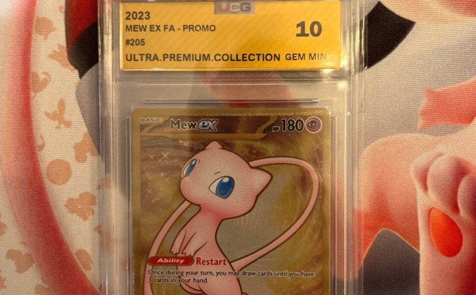 Pokemon Mew EX FA promo #205 graded 10