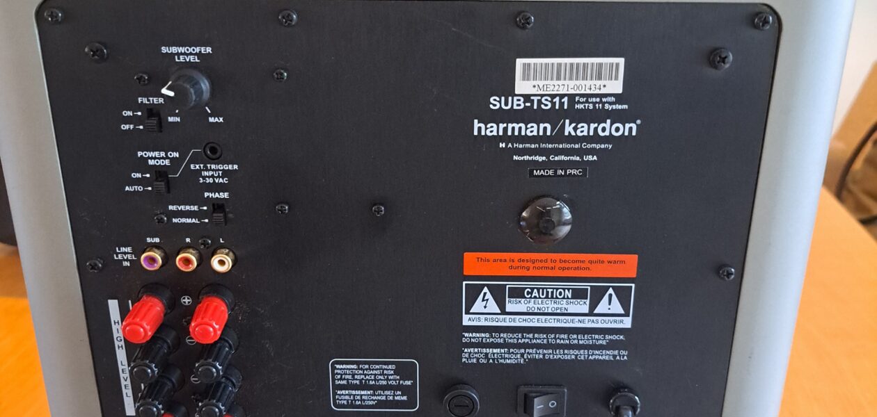 Harman&Kardon subwoofer TS11