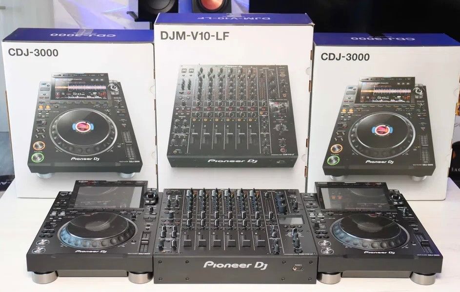 Pioneer CDJ-3000, DJM-A9, DJM-V10-LF,DJM-900NXS,CDJ-2000NXS2