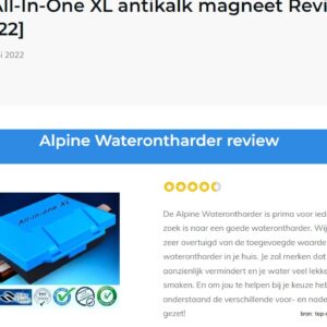 Waterontharder? Antikalksysteem Geen 129 of 139 nu va € 99,-