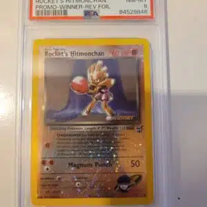 Pokemon Rocket´s Hitmonchan PSA 8