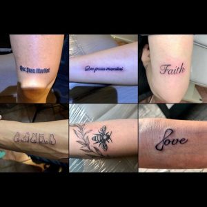 2 Small tattoos/ 2 Kleine tattoos 60 Euro